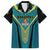 Custom Rugby Bahamas Family Matching Short Sleeve Bodycon Dress and Hawaiian Shirt The Bahamas Go Champion - Wonder Print Shop