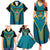 Custom Rugby Bahamas Family Matching Summer Maxi Dress and Hawaiian Shirt The Bahamas Go Champion - Wonder Print Shop