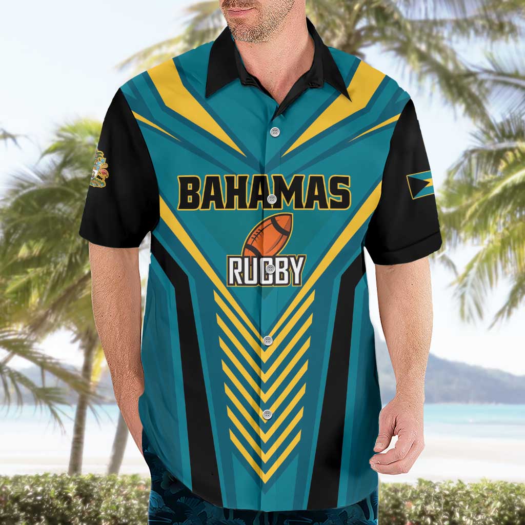 Custom Rugby Bahamas Hawaiian Shirt The Bahamas Go Champion - Wonder Print Shop