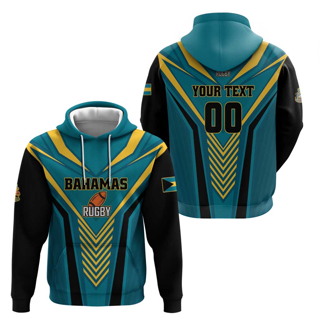 Custom Rugby Bahamas Hoodie The Bahamas Go Champion - Wonder Print Shop