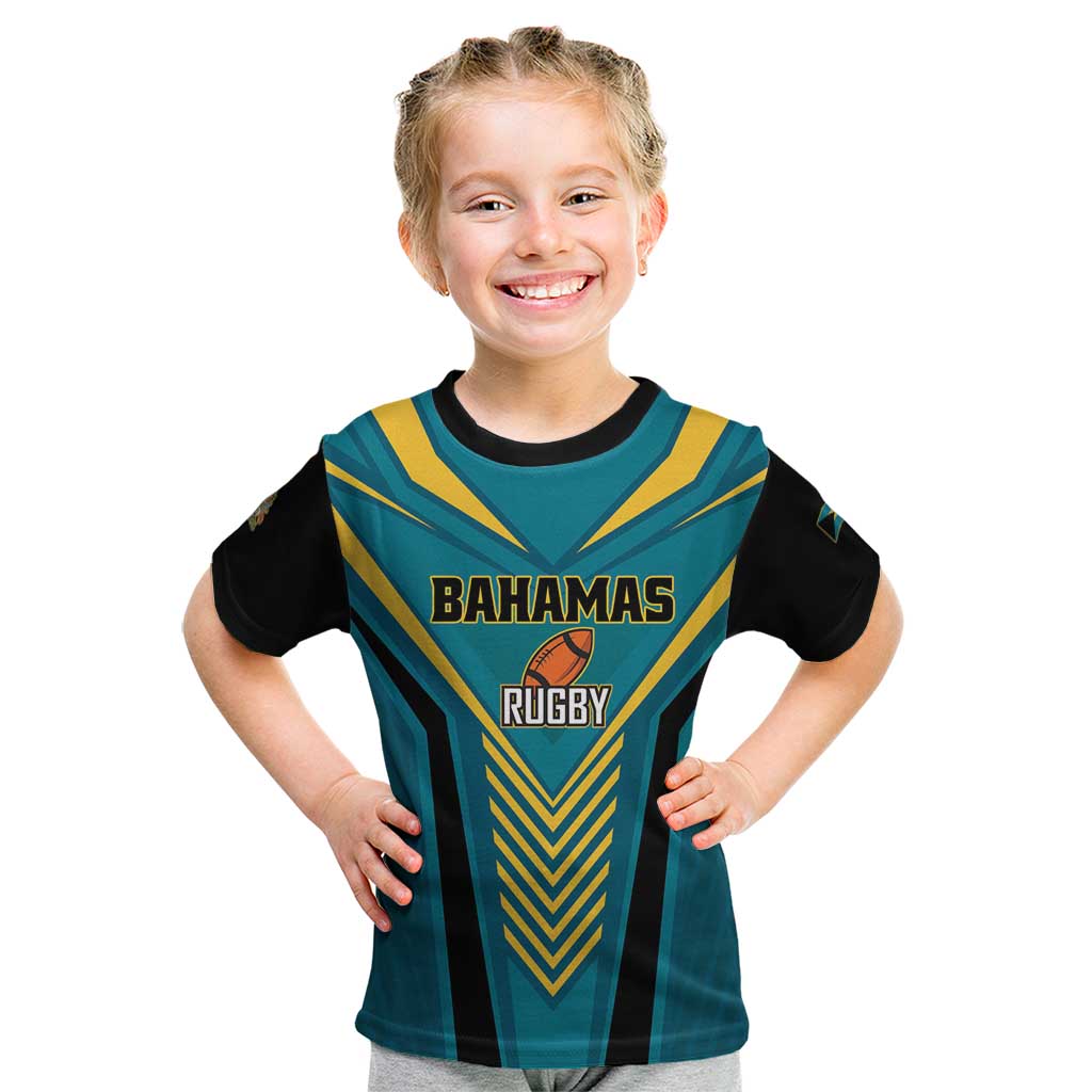 Custom Rugby Bahamas Kid T Shirt The Bahamas Go Champion - Wonder Print Shop