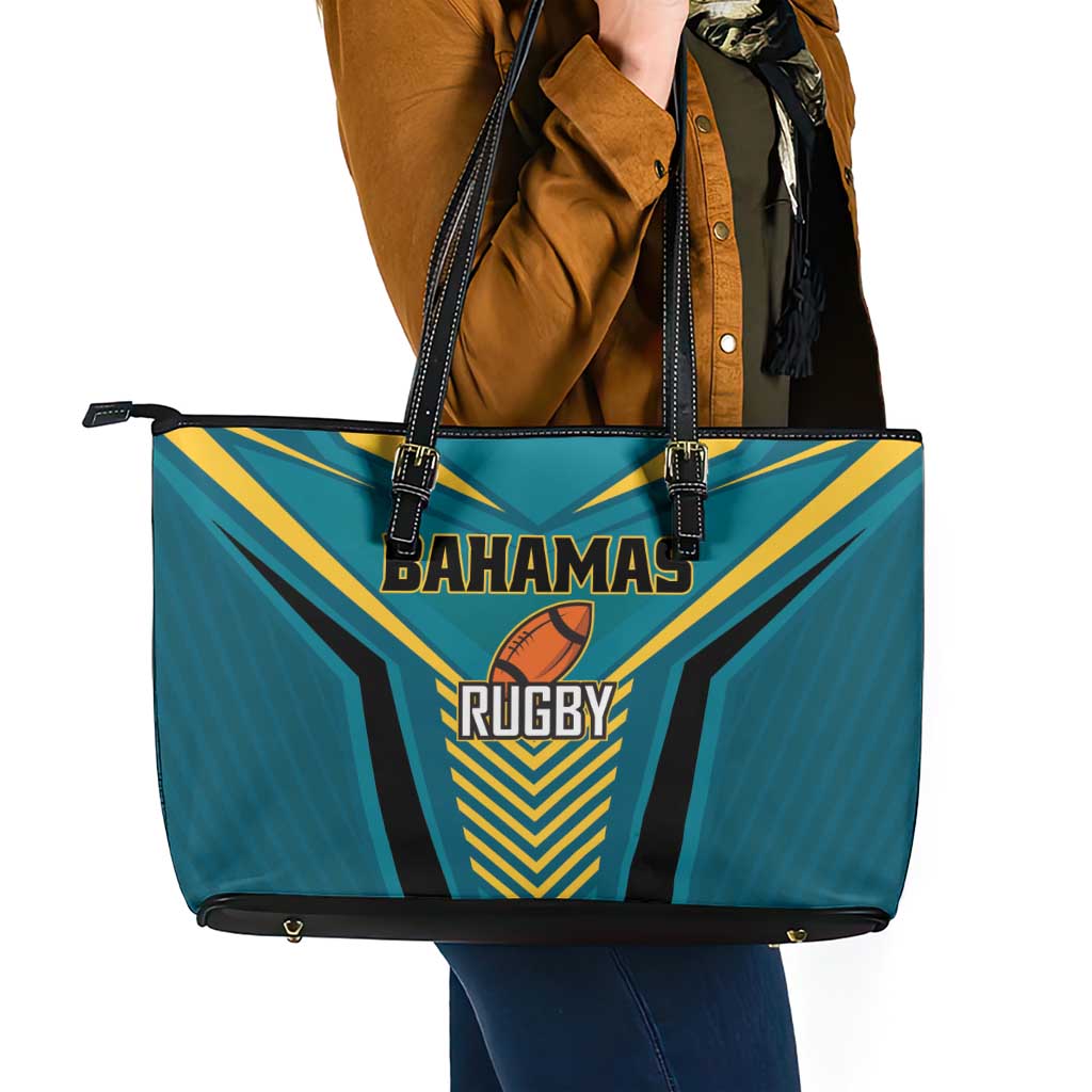 Rugby Bahamas Leather Tote Bag The Bahamas Go Champion - Wonder Print Shop