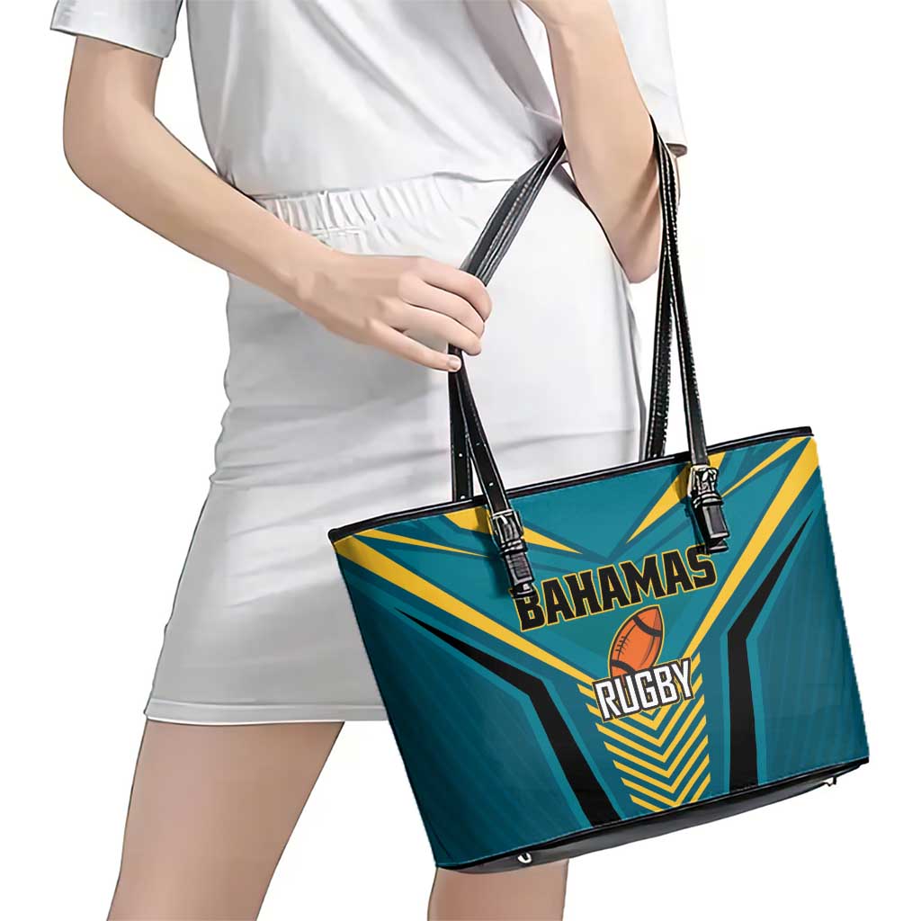 Rugby Bahamas Leather Tote Bag The Bahamas Go Champion - Wonder Print Shop