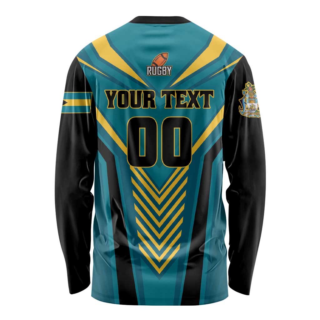 Custom Rugby Bahamas Long Sleeve Shirt The Bahamas Go Champion - Wonder Print Shop