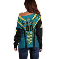 Custom Rugby Bahamas Off Shoulder Sweater The Bahamas Go Champion - Wonder Print Shop