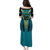 Custom Rugby Bahamas Puletasi The Bahamas Go Champion - Wonder Print Shop