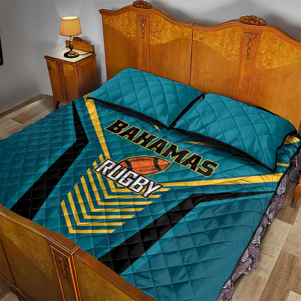 Rugby Bahamas Quilt Bed Set The Bahamas Go Champion - Wonder Print Shop