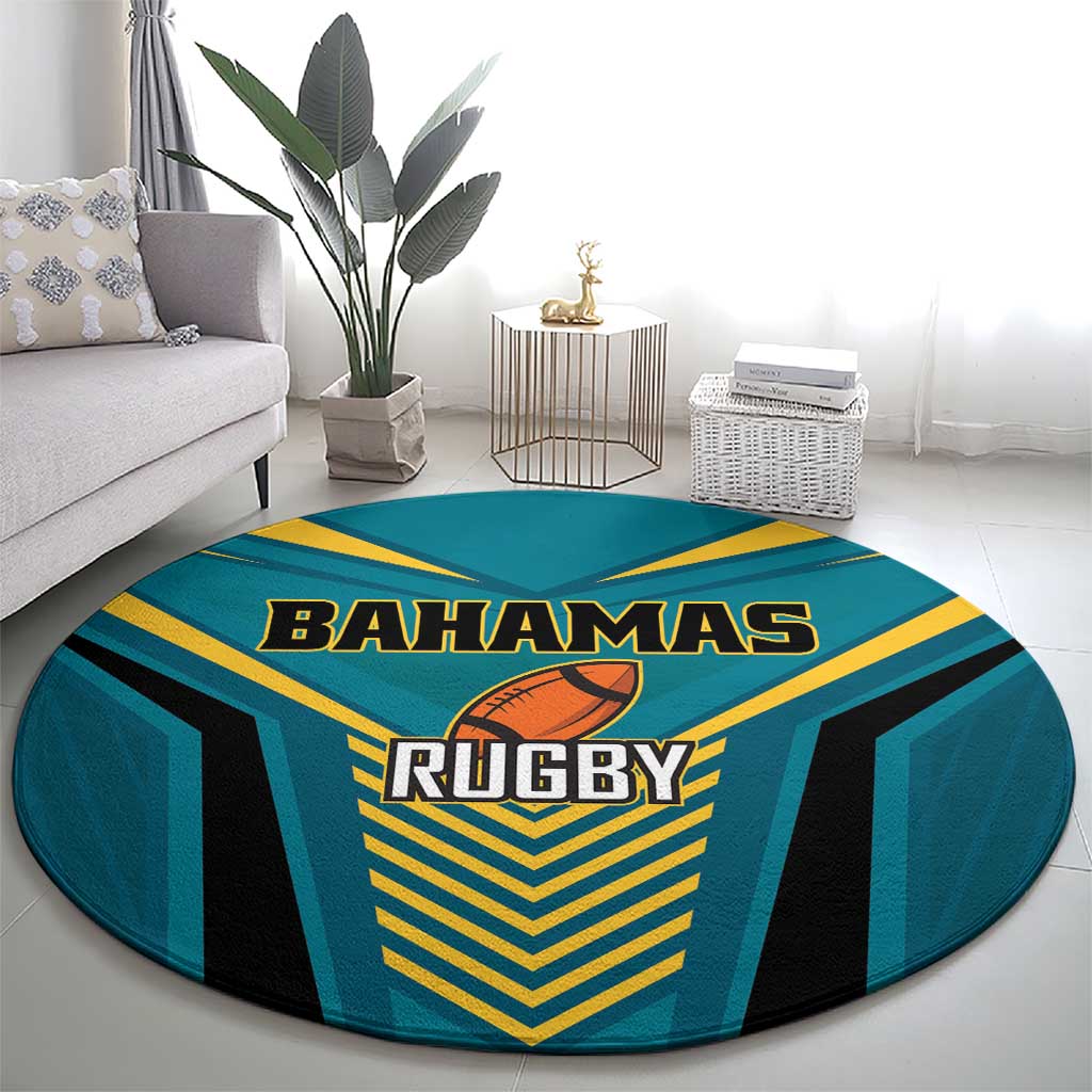 Rugby Bahamas Round Carpet The Bahamas Go Champion - Wonder Print Shop