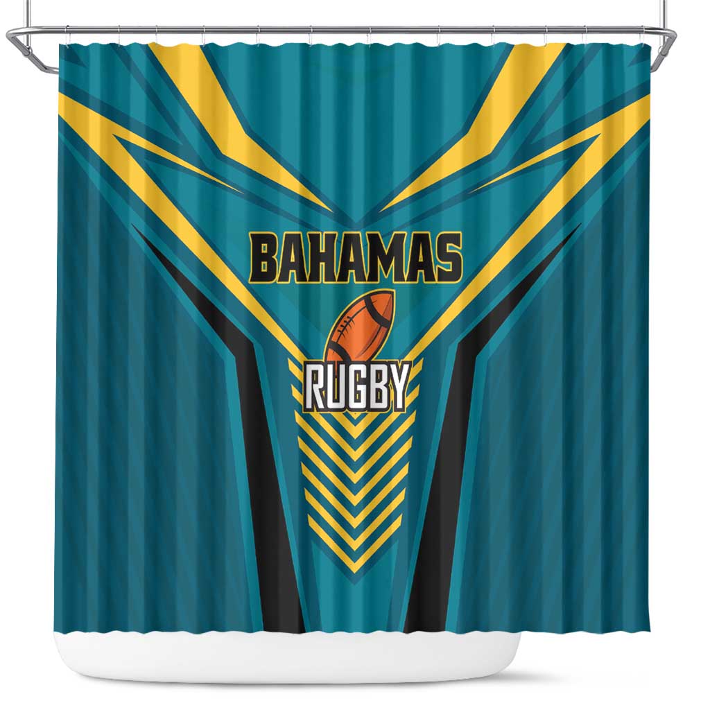 Rugby Bahamas Shower Curtain The Bahamas Go Champion - Wonder Print Shop