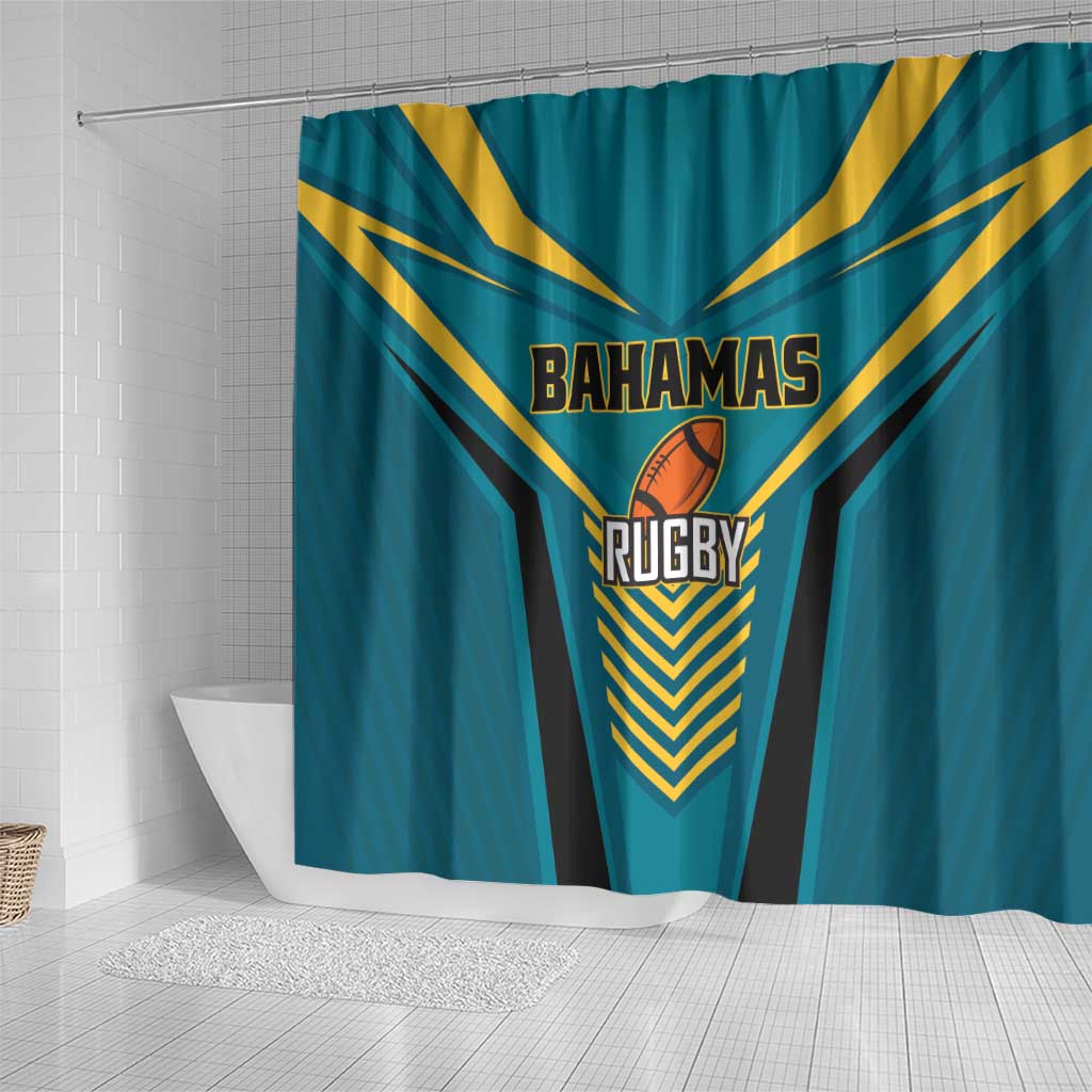 Rugby Bahamas Shower Curtain The Bahamas Go Champion - Wonder Print Shop