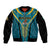 Custom Rugby Bahamas Sleeve Zip Bomber Jacket The Bahamas Go Champion - Wonder Print Shop