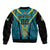 Custom Rugby Bahamas Sleeve Zip Bomber Jacket The Bahamas Go Champion - Wonder Print Shop
