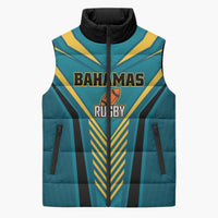 Custom Rugby Bahamas Sleeveless Puffer Jacket The Bahamas Go Champion - Wonder Print Shop