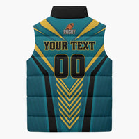 Custom Rugby Bahamas Sleeveless Puffer Jacket The Bahamas Go Champion - Wonder Print Shop