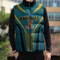Custom Rugby Bahamas Sleeveless Puffer Jacket The Bahamas Go Champion - Wonder Print Shop