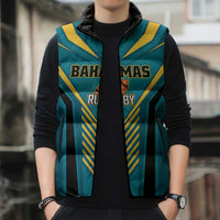 Custom Rugby Bahamas Sleeveless Puffer Jacket The Bahamas Go Champion - Wonder Print Shop