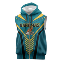 Custom Rugby Bahamas Sleeveless Zip Hoodie The Bahamas Go Champion - Wonder Print Shop