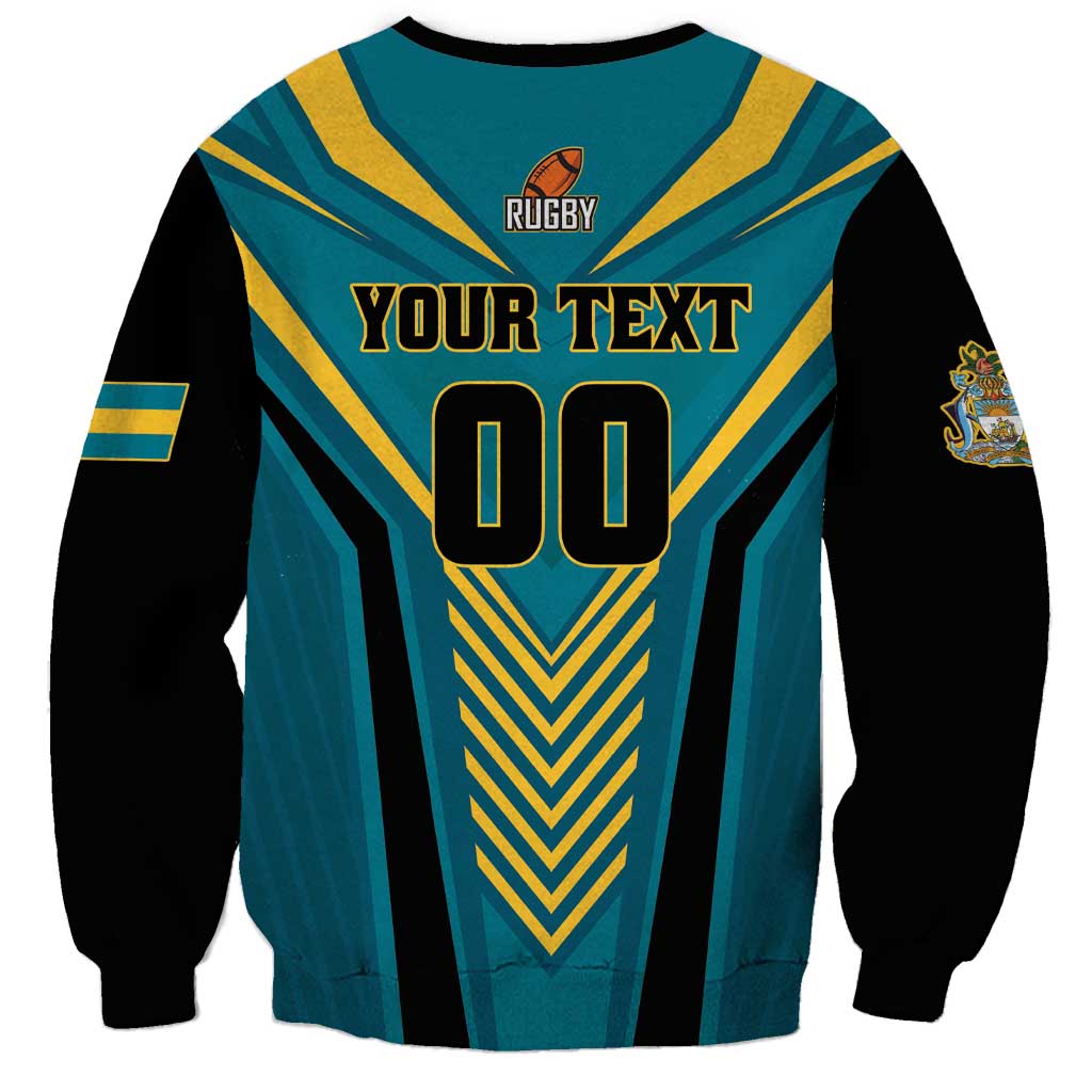 Custom Rugby Bahamas Sweatshirt The Bahamas Go Champion - Wonder Print Shop