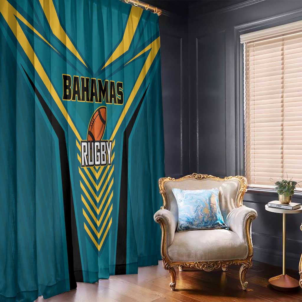 Rugby Bahamas Window Curtain The Bahamas Go Champion - Wonder Print Shop