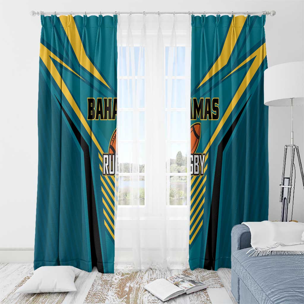 Rugby Bahamas Window Curtain The Bahamas Go Champion - Wonder Print Shop