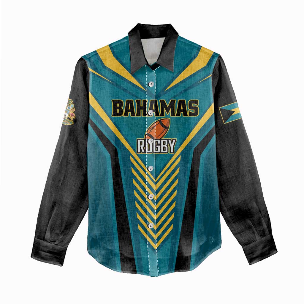 Custom Rugby Bahamas Women Casual Shirt The Bahamas Go Champion - Wonder Print Shop