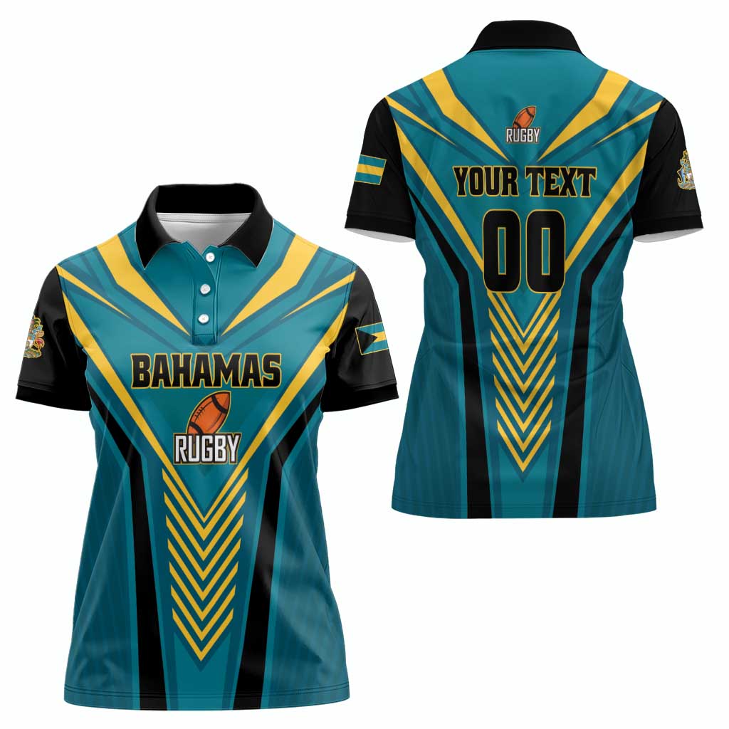 Custom Rugby Bahamas Women Polo Shirt The Bahamas Go Champion - Wonder Print Shop