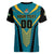 Custom Rugby Bahamas Women V-Neck T-Shirt The Bahamas Go Champion - Wonder Print Shop