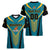 Custom Rugby Bahamas Women V-Neck T-Shirt The Bahamas Go Champion - Wonder Print Shop