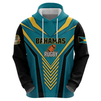 Custom Rugby Bahamas Zip Hoodie The Bahamas Go Champion - Wonder Print Shop