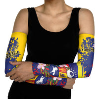 Personalized Venezuela Orchid Cattleya Mossiae Arm Sleeves Flag Color Inspired