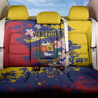 Venezuela Orchid Cattleya Mossiae Back Car Seat Cover Flag Color Inspired