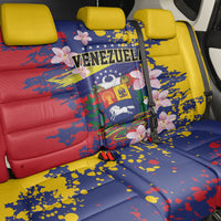 Venezuela Orchid Cattleya Mossiae Back Car Seat Cover Flag Color Inspired