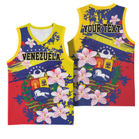 Personalized Venezuela Orchid Cattleya Mossiae Basketball Jersey Flag Color Inspired
