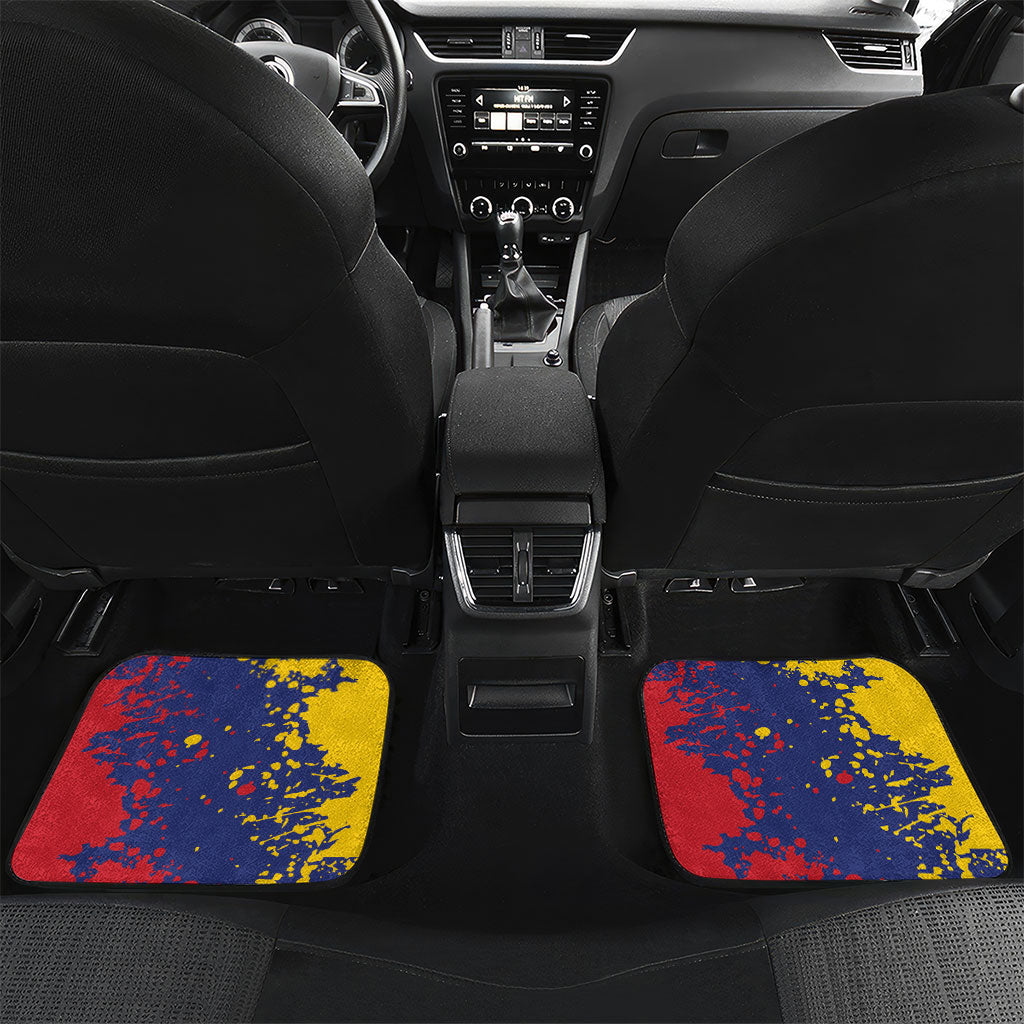 Personalized Venezuela Orchid Cattleya Mossiae Car Mats Flag Color Inspired
