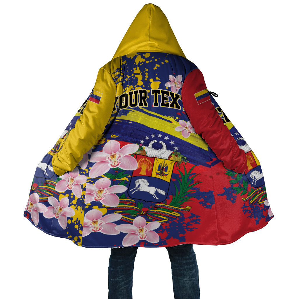 Personalized Venezuela Orchid Cattleya Mossiae Cloak Flag Color Inspired