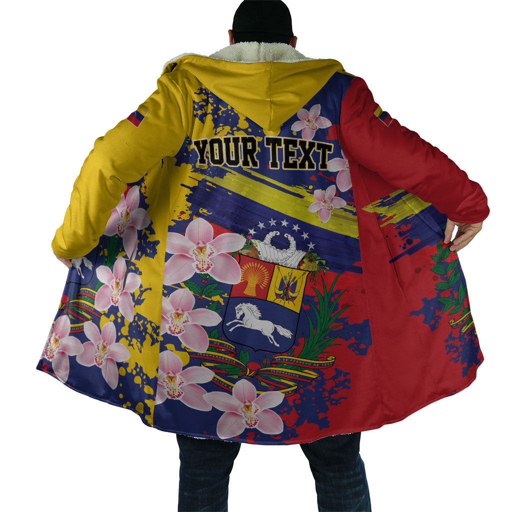 Personalized Venezuela Orchid Cattleya Mossiae Cloak Flag Color Inspired