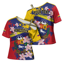 Personalized Venezuela Orchid Cattleya Mossiae Cross Shoulder Shirt Flag Color Inspired