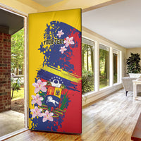 Personalized Venezuela Orchid Cattleya Mossiae Door Cover Flag Color Inspired