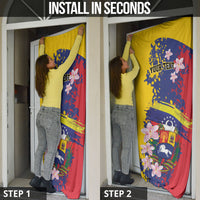Personalized Venezuela Orchid Cattleya Mossiae Door Cover Flag Color Inspired