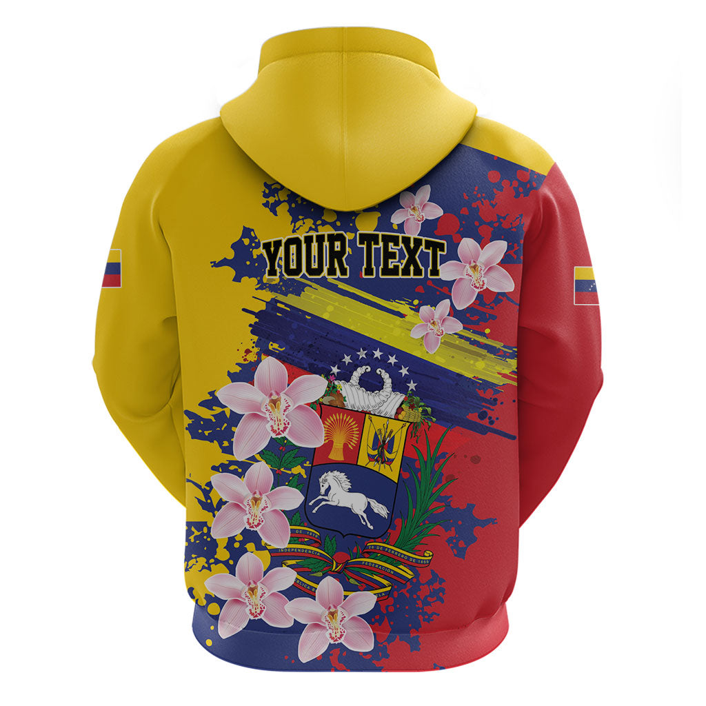 Personalized Venezuela Orchid Cattleya Mossiae Hoodie Flag Color Inspired