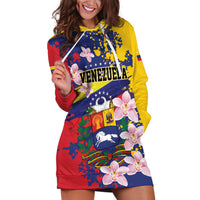 Personalized Venezuela Orchid Cattleya Mossiae Hoodie Dress Flag Color Inspired