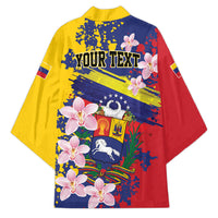 Personalized Venezuela Orchid Cattleya Mossiae Kimono Flag Color Inspired
