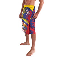 Personalized Venezuela Orchid Cattleya Mossiae Lavalava Flag Color Inspired