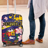 Venezuela Orchid Cattleya Mossiae Luggage Cover Flag Color Inspired