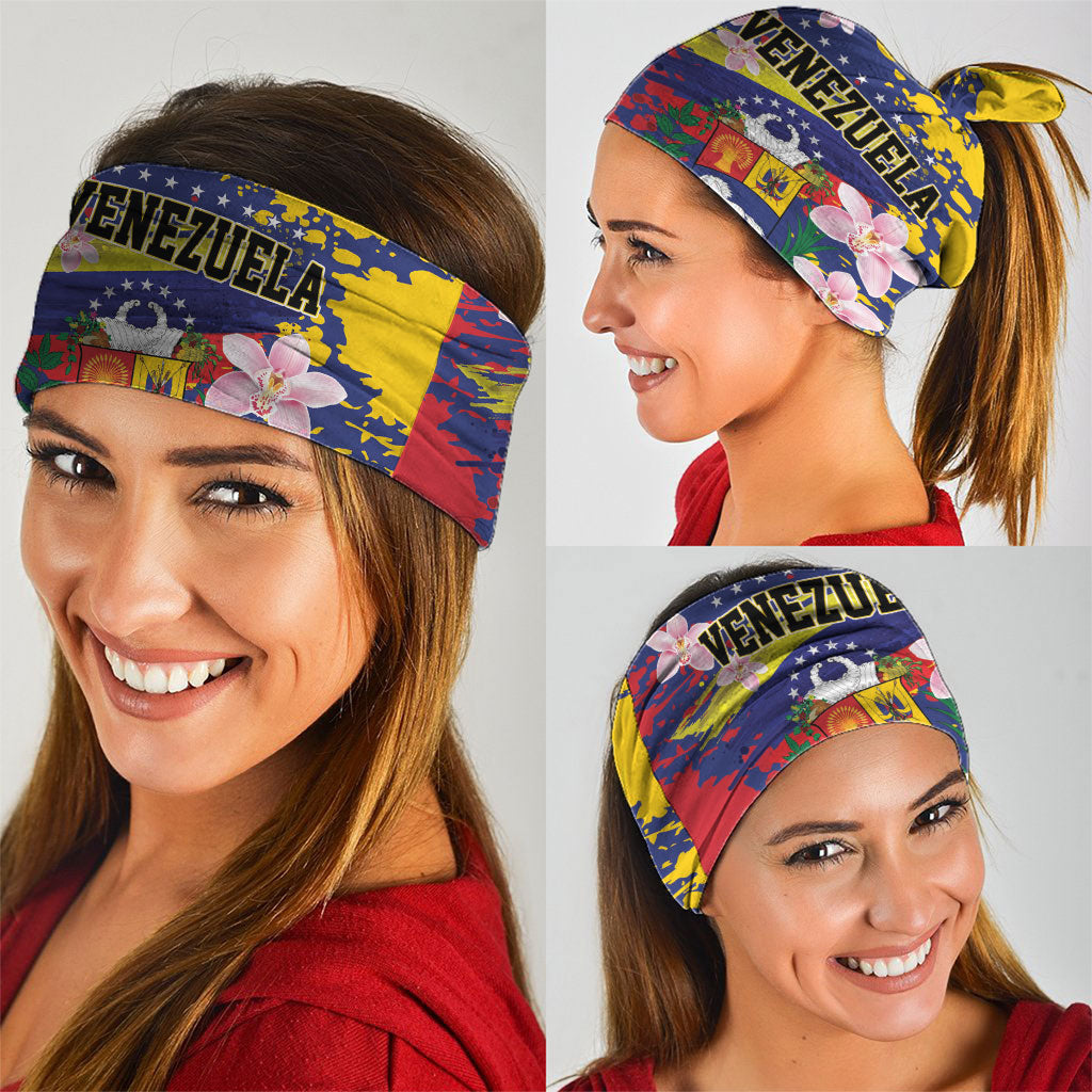 Venezuela Orchid Cattleya Mossiae Neck Gaiter Flag Color Inspired