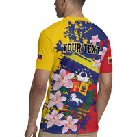 Personalized Venezuela Orchid Cattleya Mossiae Rugby Jersey Flag Color Inspired