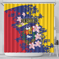 Venezuela Orchid Cattleya Mossiae Shower Curtain Flag Color Inspired