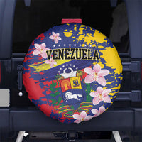 Venezuela Orchid Cattleya Mossiae Spare Tire Cover Flag Color Inspired