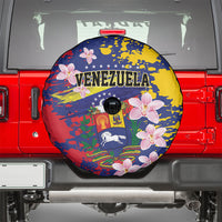 Venezuela Orchid Cattleya Mossiae Spare Tire Cover Flag Color Inspired