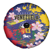 Venezuela Orchid Cattleya Mossiae Spare Tire Cover Flag Color Inspired